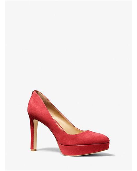 Chantal Suede Platform Pump 